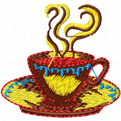 Mugs Embroidery Design 3 Mugs Embroidery Design 3